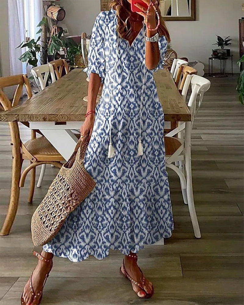 Sophia - Boho Vintage Summer Dress