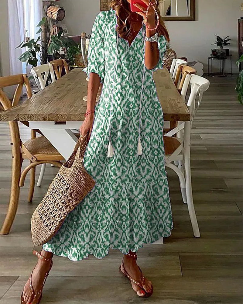 Sophia - Boho Vintage Summer Dress