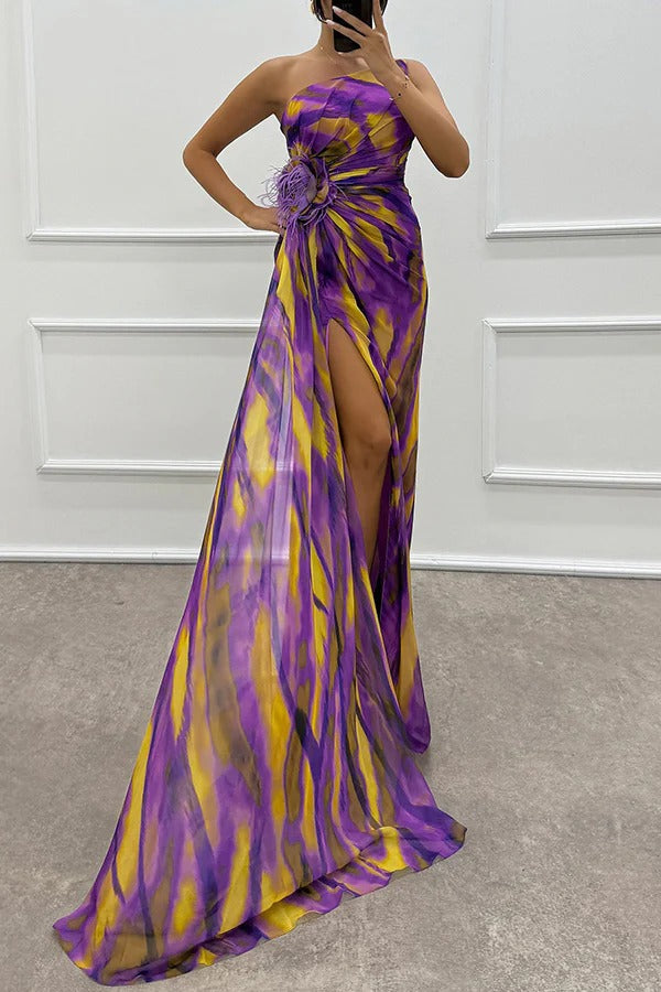 Lorna | Vibrant Draped Dress
