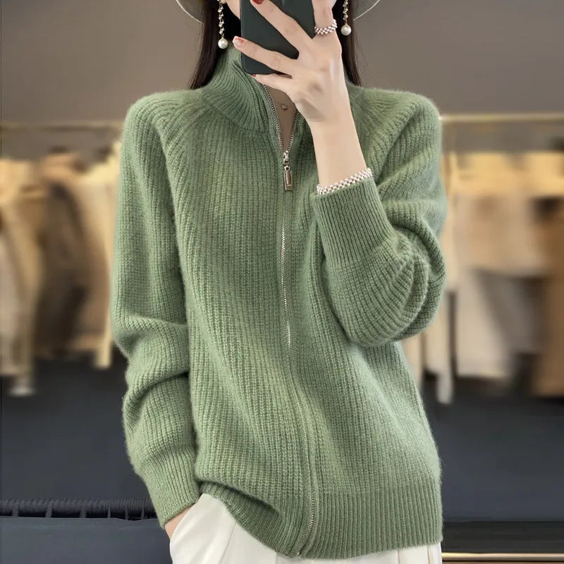 Charlotte™ - Cardigan with Zipper