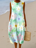 Erin | Pastel Midi Dress
