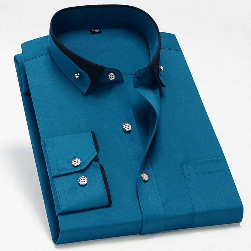Adalbert | Classic Long Sleeve Cotton Shirt