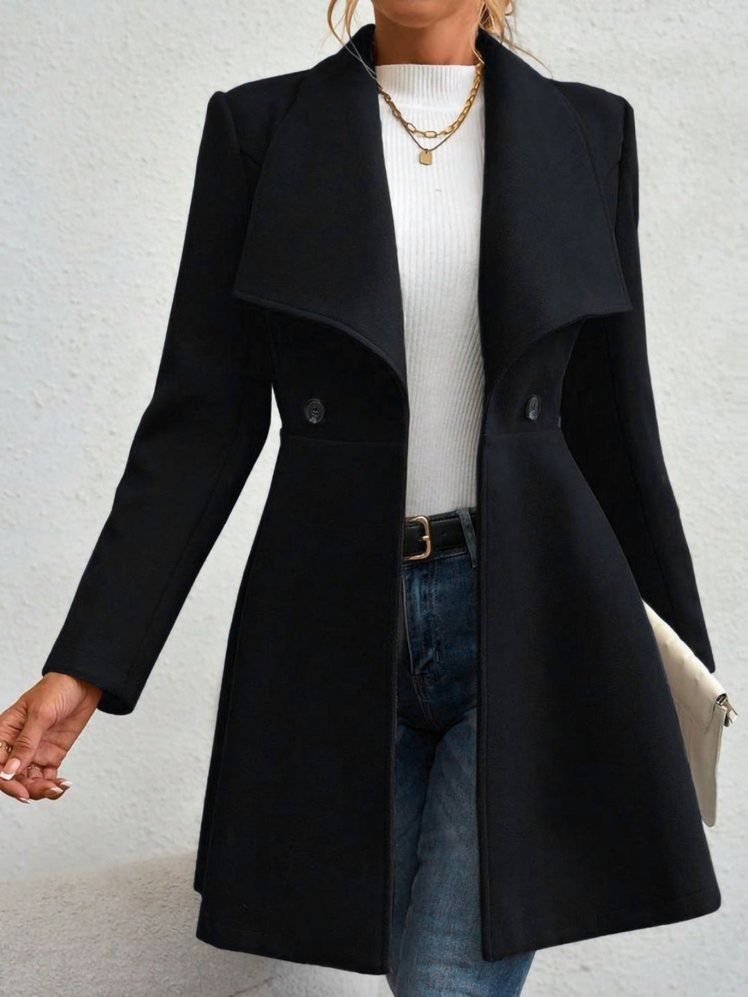 Ella™ - Elegant Button-Up Coat