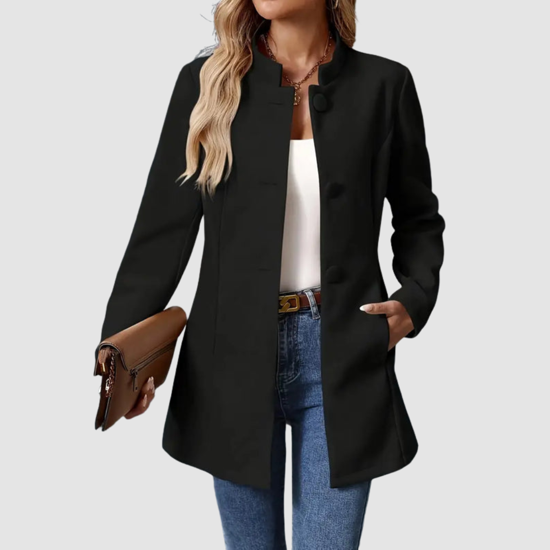 Modique™ - Elegant & Timeless Coat with Stand-Up Collar