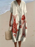 Amanda - Animal Print Vintage Dress