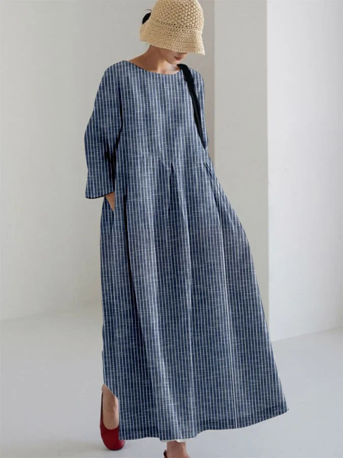 OLIVIA™ | Flattering Summer Stripped Maxi Dress