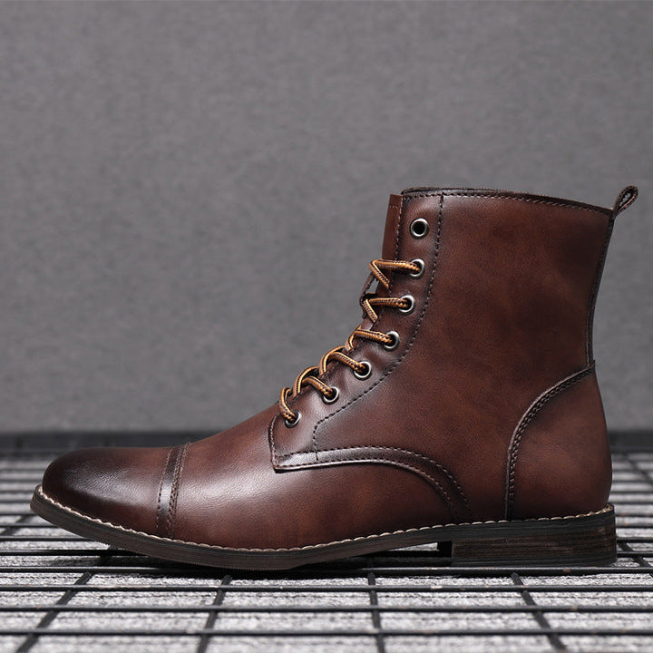 Morgan | Faux Leather Ankle Boots