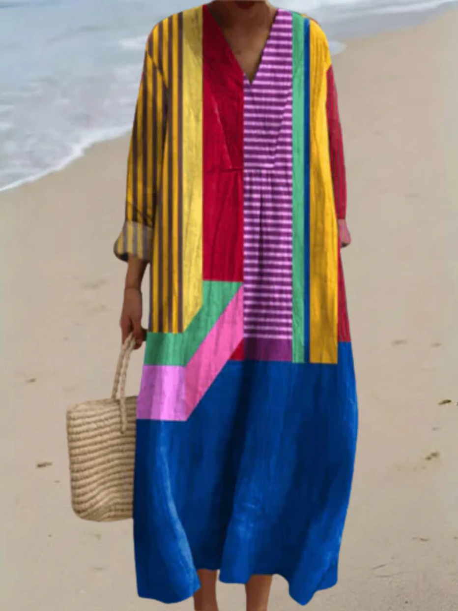 Lauren - Geometric Vintage Dress