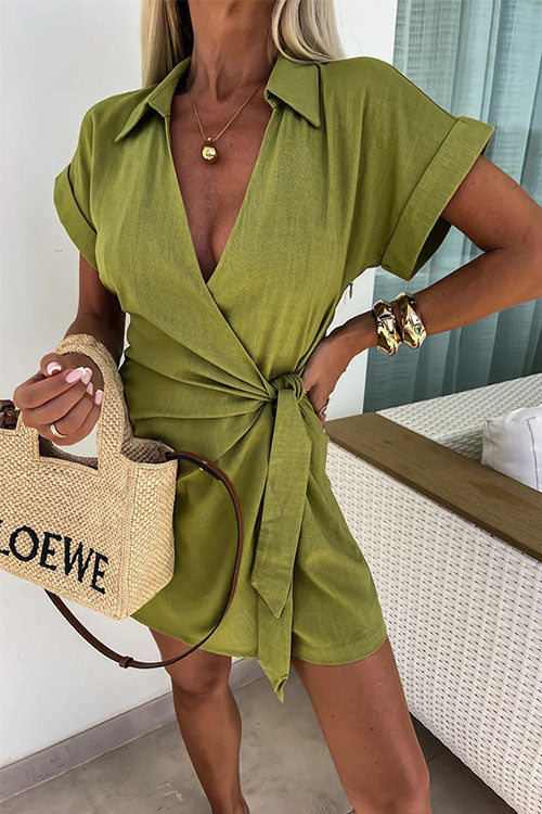 Talie - Elegant Wrap Jumpsuit