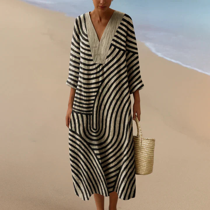 Elvira™ | MONOCHROME MAXI DRESS