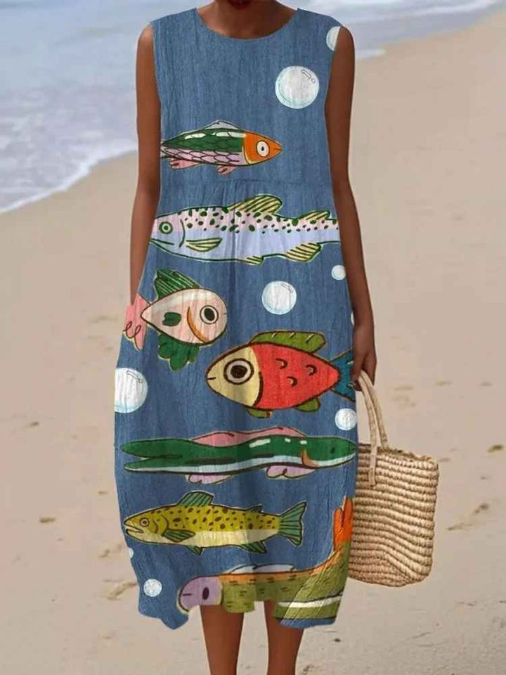 Kimberly - Animal Print Vintage Dress
