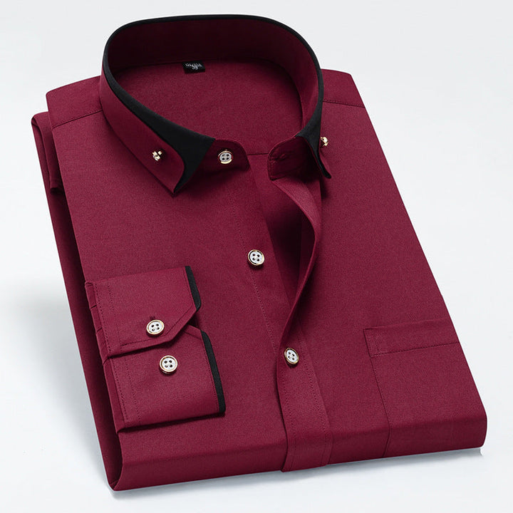 Adalbert | Classic Long Sleeve Cotton Shirt