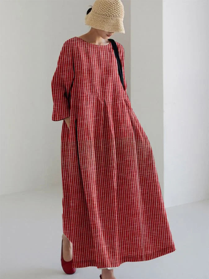 OLIVIA™ | Flattering Summer Stripped Maxi Dress