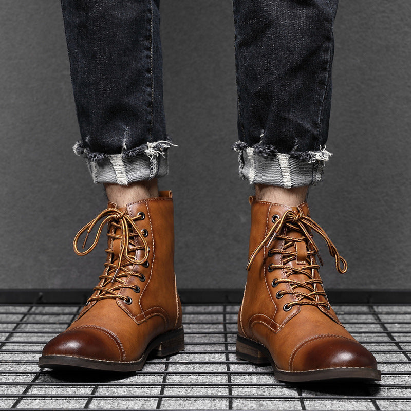 Morgan | Faux Leather Ankle Boots