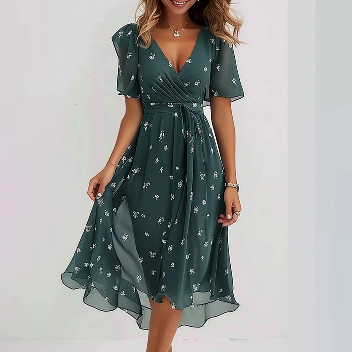 Arlina™ – Effortlessly Elegant Chiffon Dress