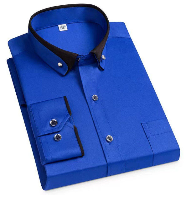 Adalbert | Classic Long Sleeve Cotton Shirt