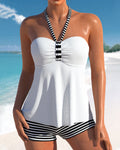 Ayelet - Striped Halter Tankini