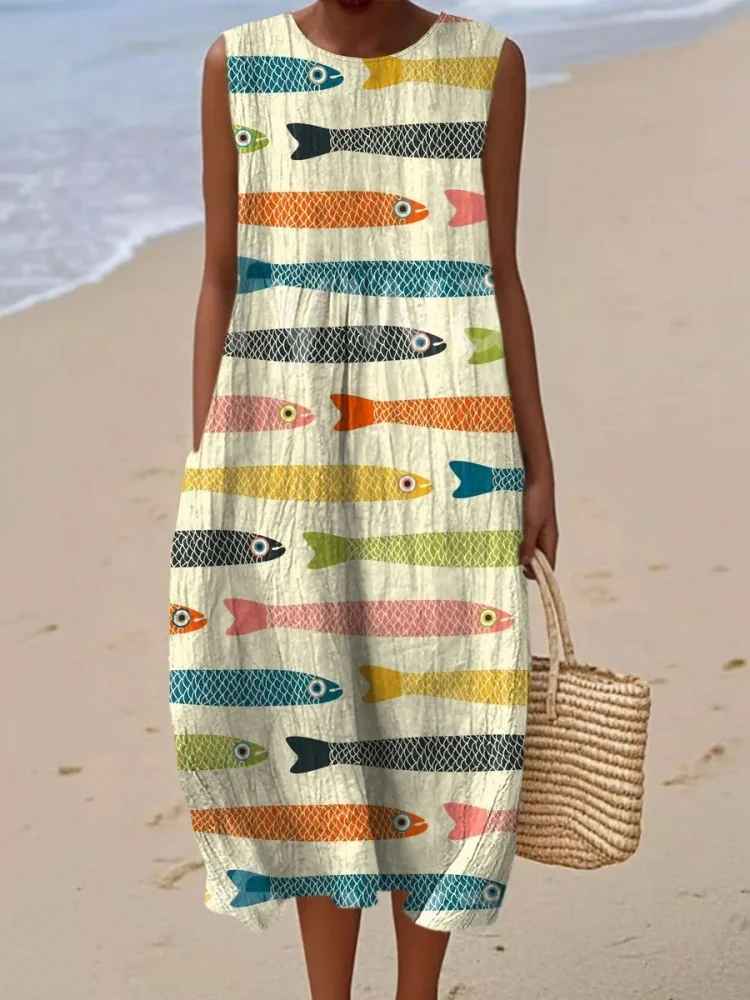 Jennifer - Animal Print Vintage Dress