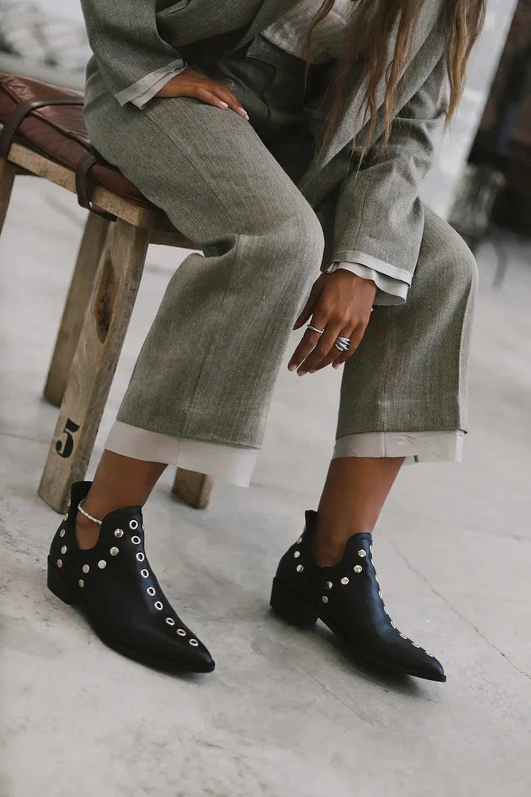 STUDDED ANKLE BOOT