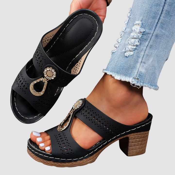 Ruby | Orthopedic Heeled Sandals