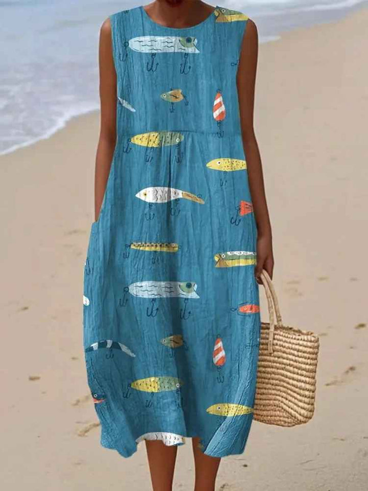 Jennifer - Animal Print Vintage Dress