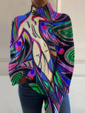 Maya | Retro Abstract White Backless