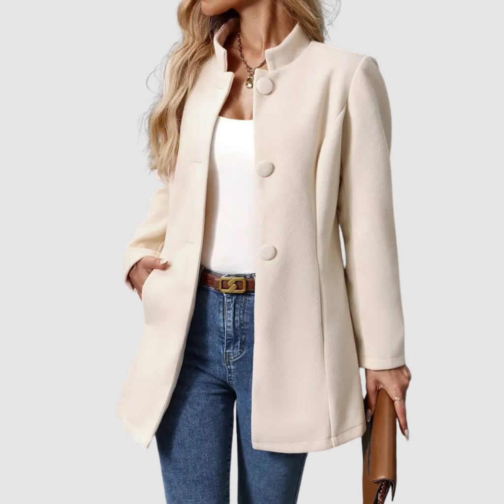 Modique™ - Elegant & Timeless Coat with Stand-Up Collar