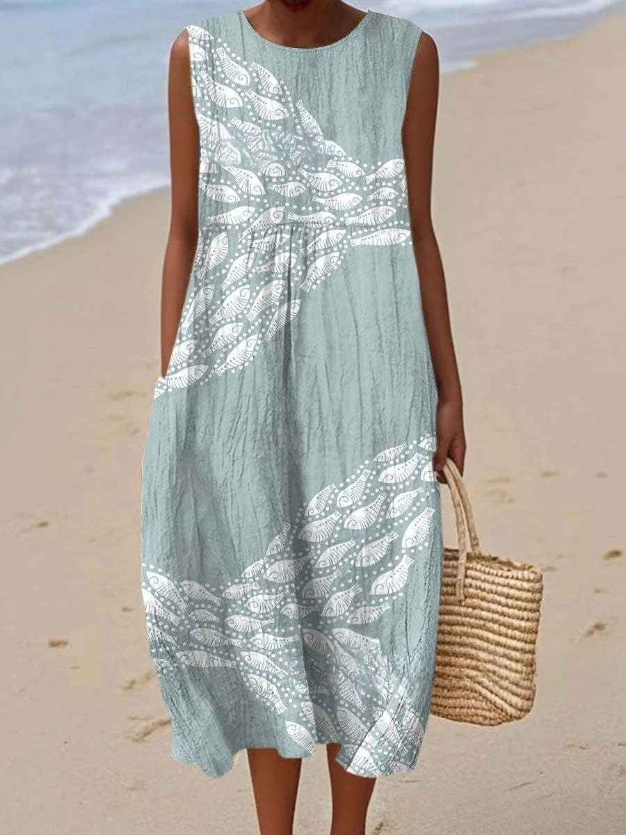 Jennifer - Animal Print Vintage Dress