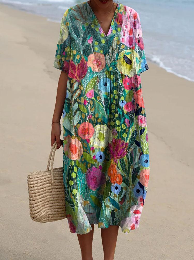 Bente - Vintage Flower Dress