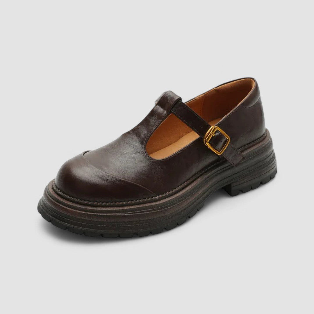 Luna - Orthopedic Leather Mary Jane Shoes
