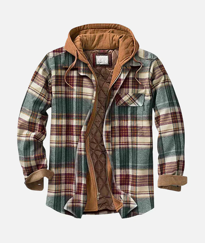 Abel | Checked Patchwork Jacket Full of Style