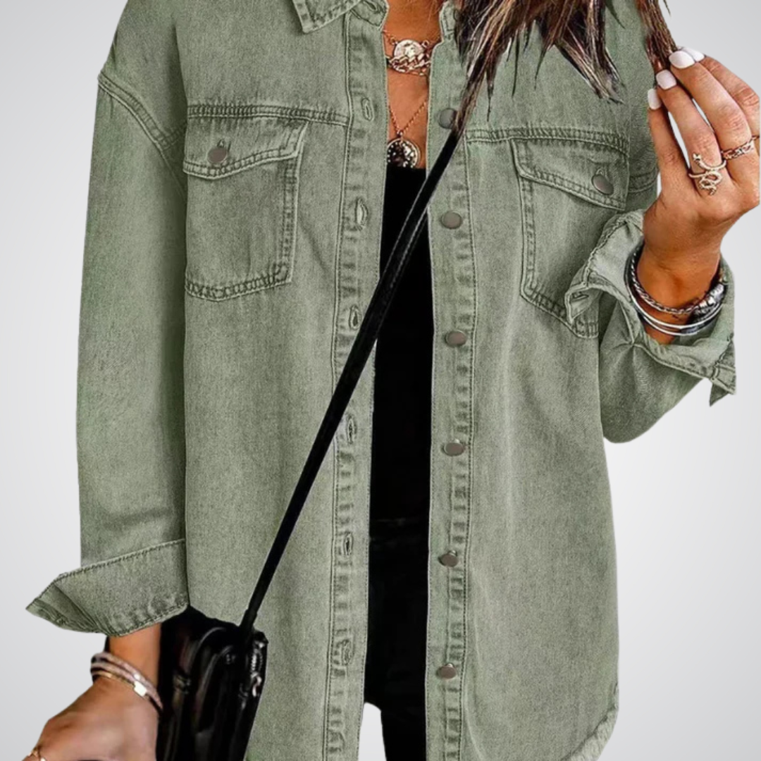 Mathilde™ - Classic Denim Jacket for Everyday Wear