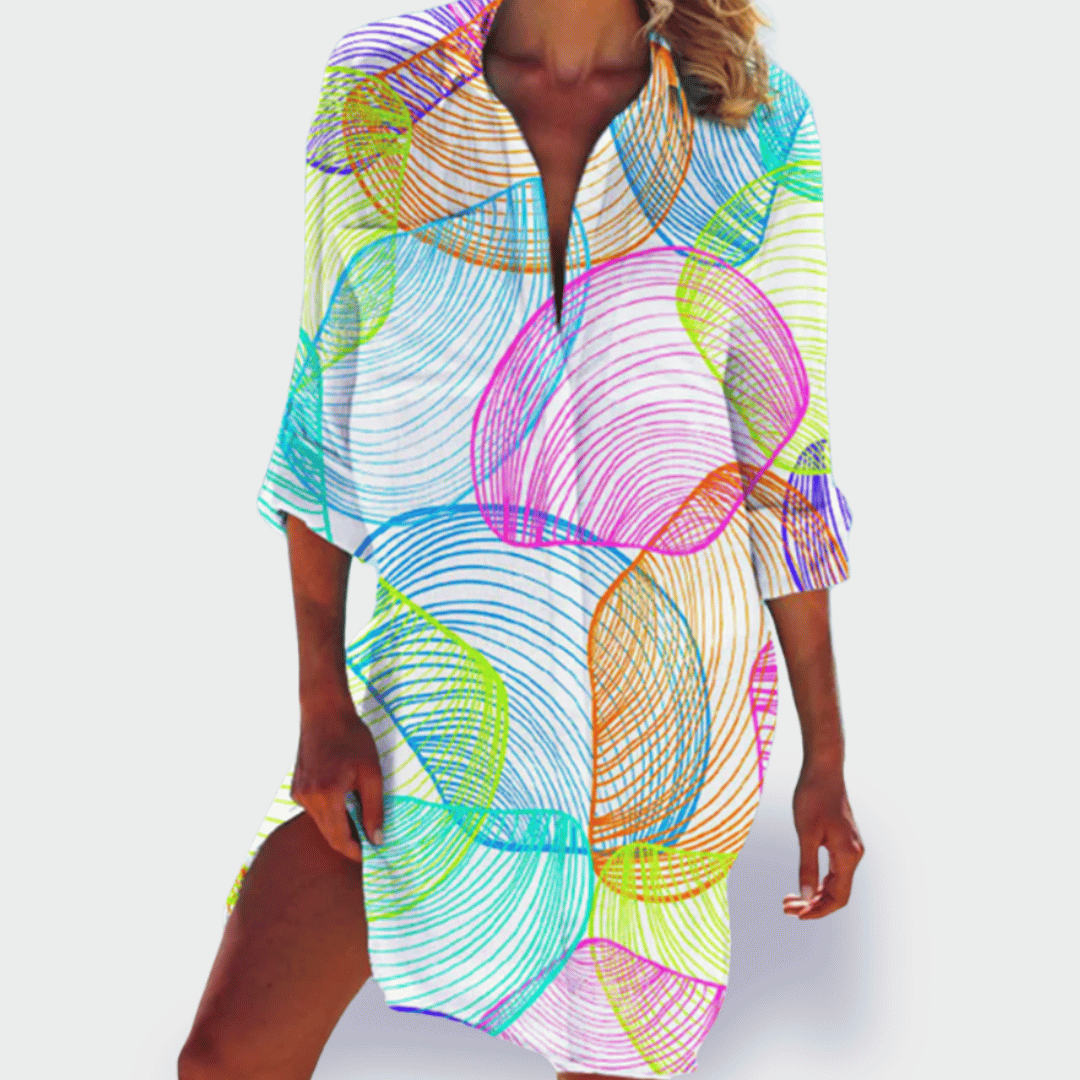 Brigitte | Colorful and Lightweight Summer Dress