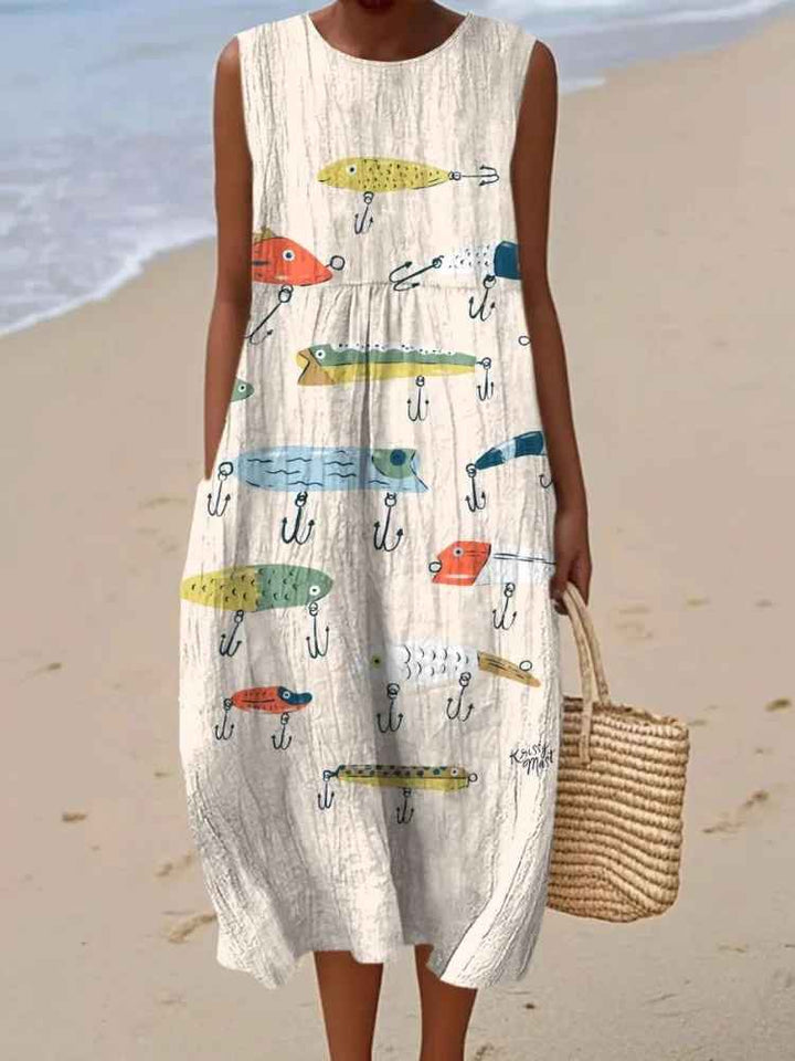 Jennifer - Animal Print Vintage Dress