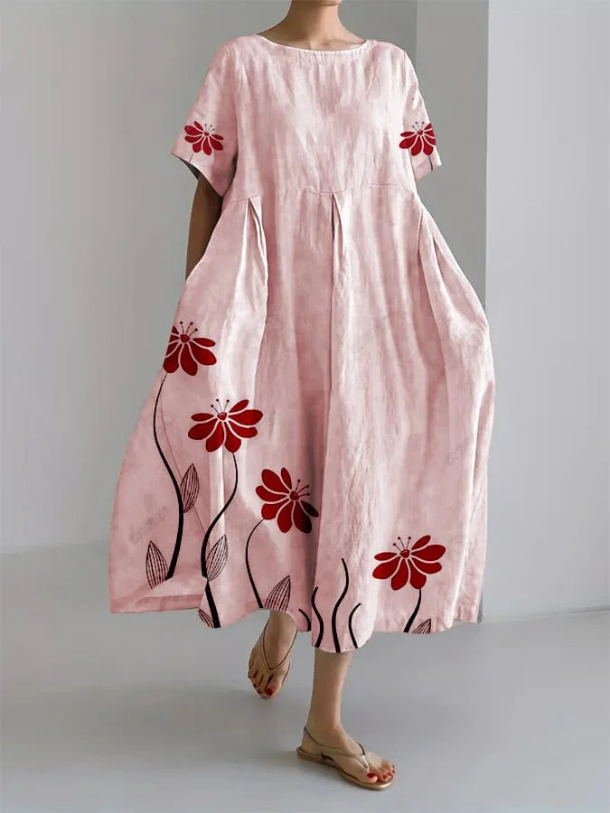 Rosalie™ | Flattering Summer Floral Maxi Dress