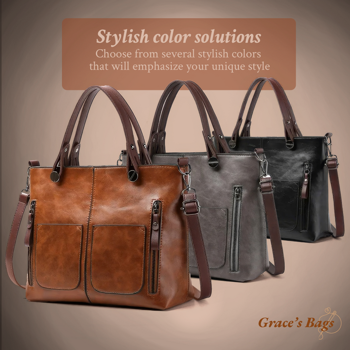 Ilse’s Timeless Elegance | Shoulder Leather Bag