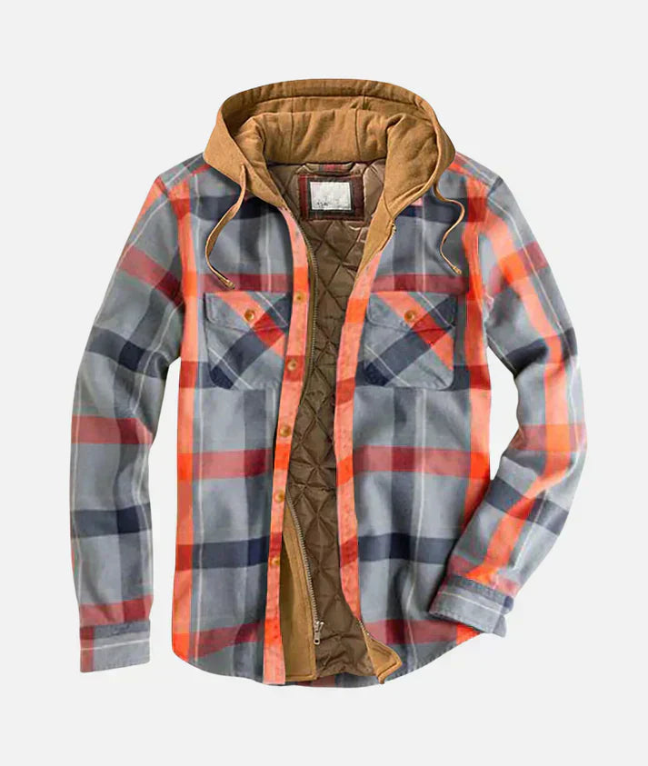 Abel | Checked Patchwork Jacket Full of Style