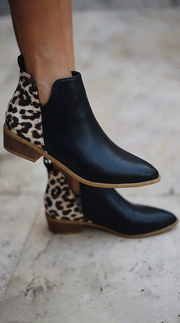 CHELSEA ANIMAL PRINT ANKLE BOOT