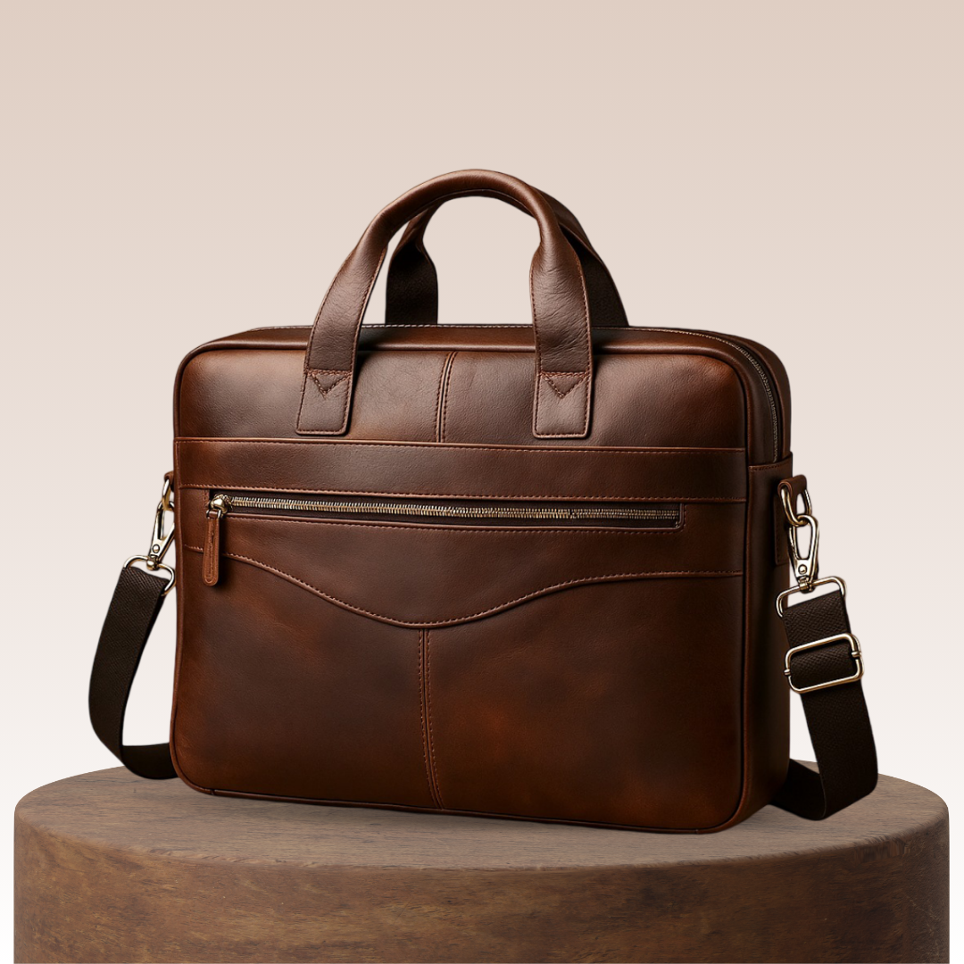 Anthony | Modern Leather Messenger Bag Briefcase