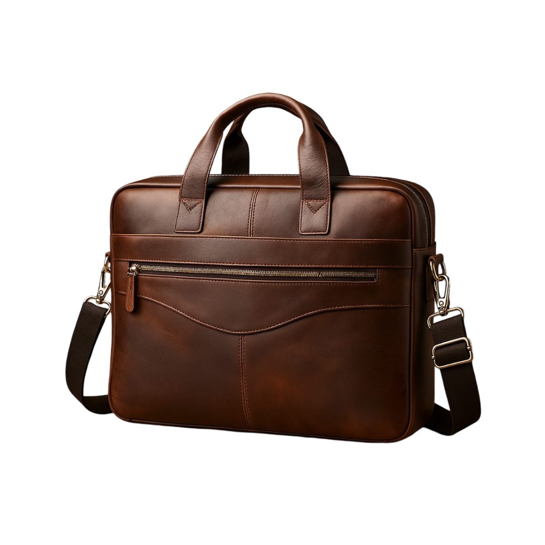 Anthony | Modern Leather Messenger Bag Briefcase