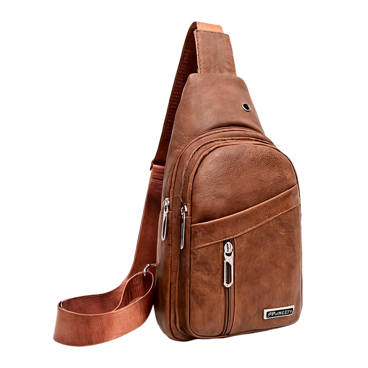 Lennox | Leather Sport Crossbody Bag for Men