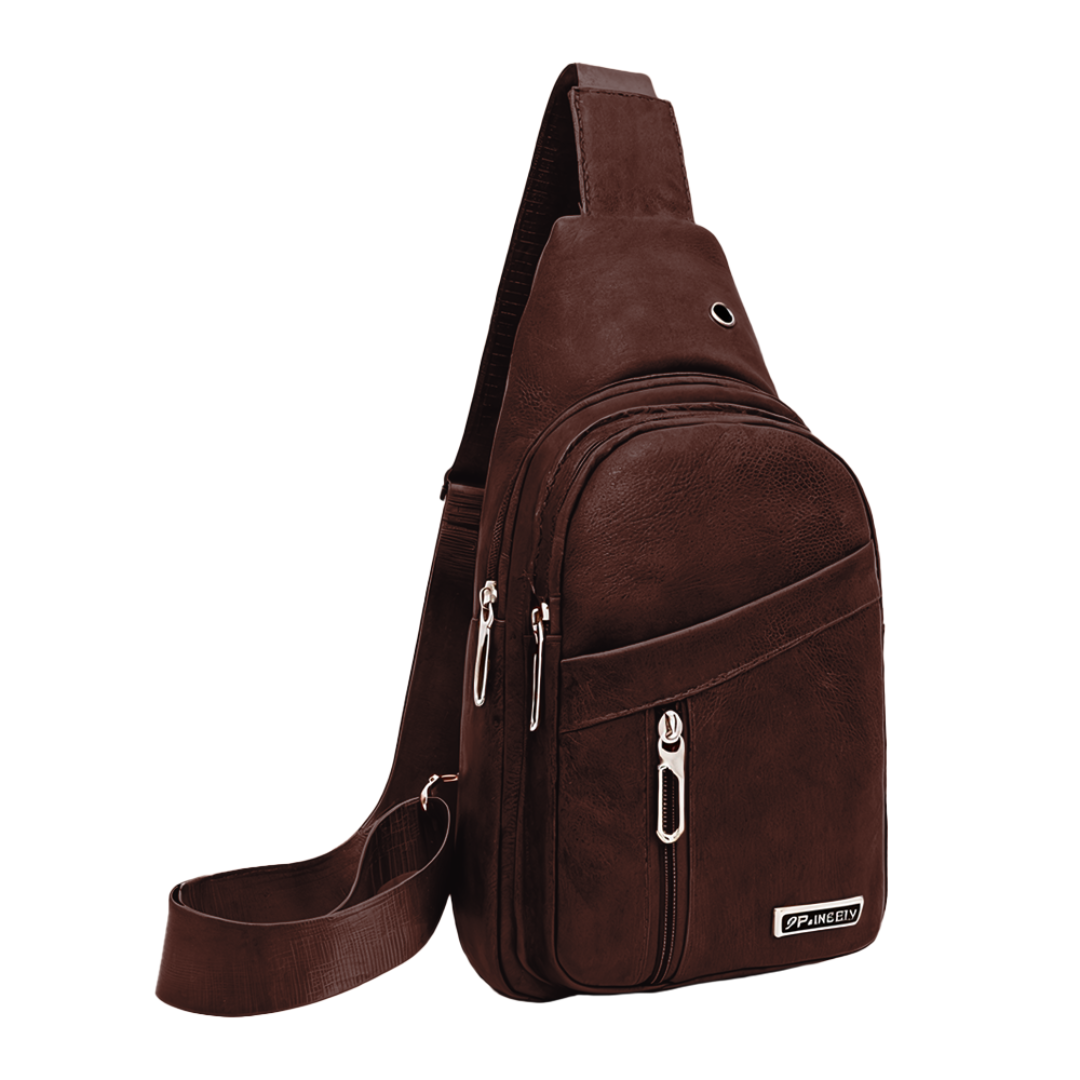 Lennox | Leather Sport Crossbody Bag for Men