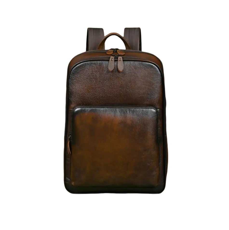 Bennett | Full Grain Leather Laptop Backpack “Professor”