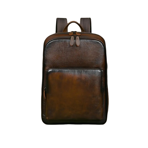 Bennett | Full Grain Leather Laptop Backpack “Professor”