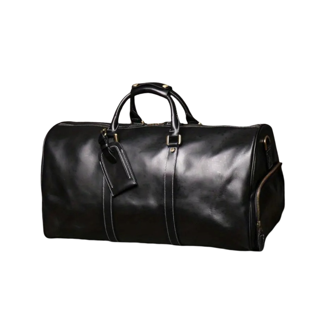 Montgomery | Genuine Top-Grain Leather Duffel Crossbody Bag