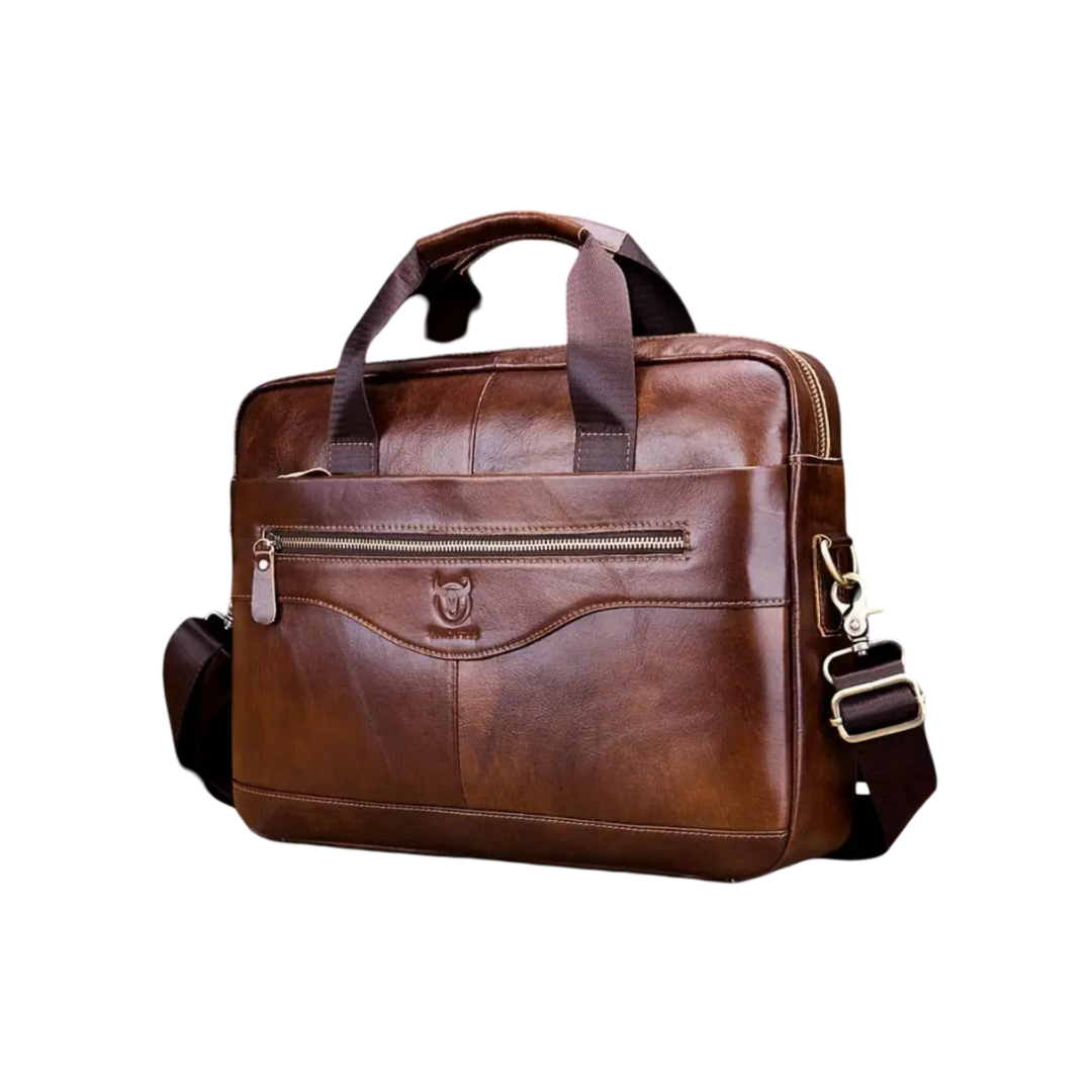 Jacob | Leather Large Briefcase Messenger Bag