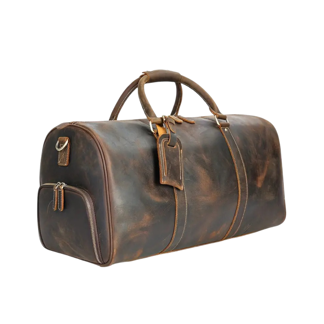Arden | Classic Leather Duffel Bag