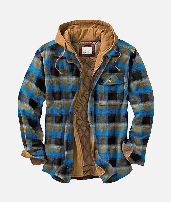 Abel | Checked Patchwork Jacket Full of Style
