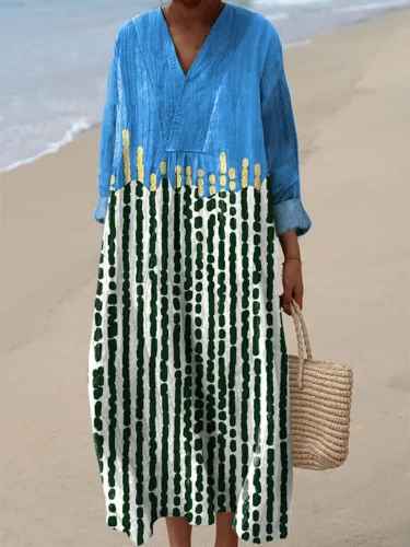 Lauren - Geometric Vintage Dress