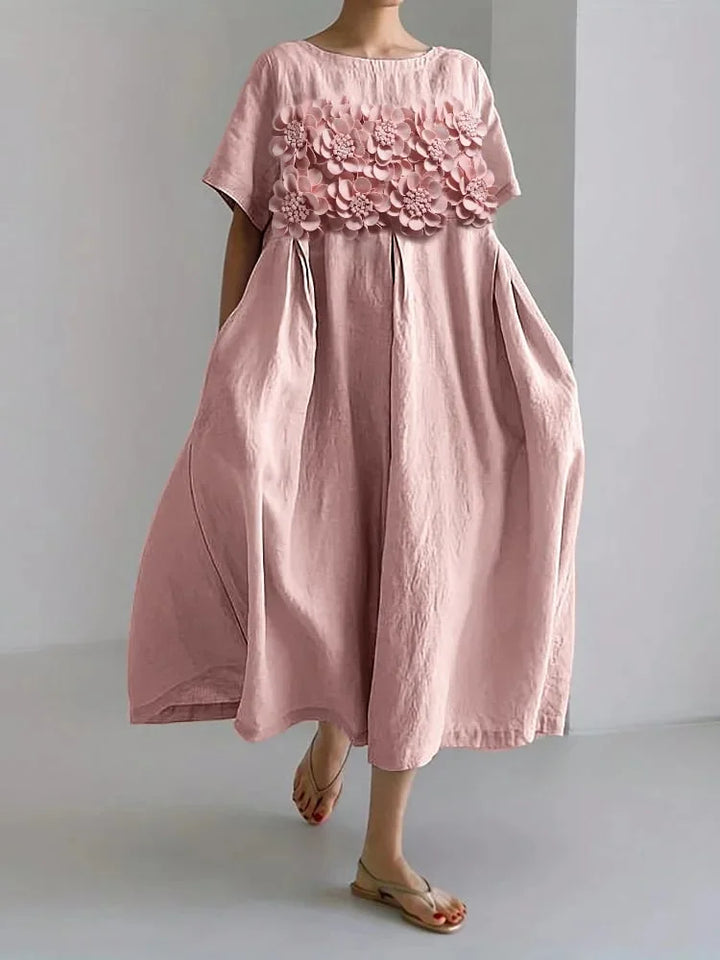 CLARA™ | Flattering Summer Floral Maxi Dress